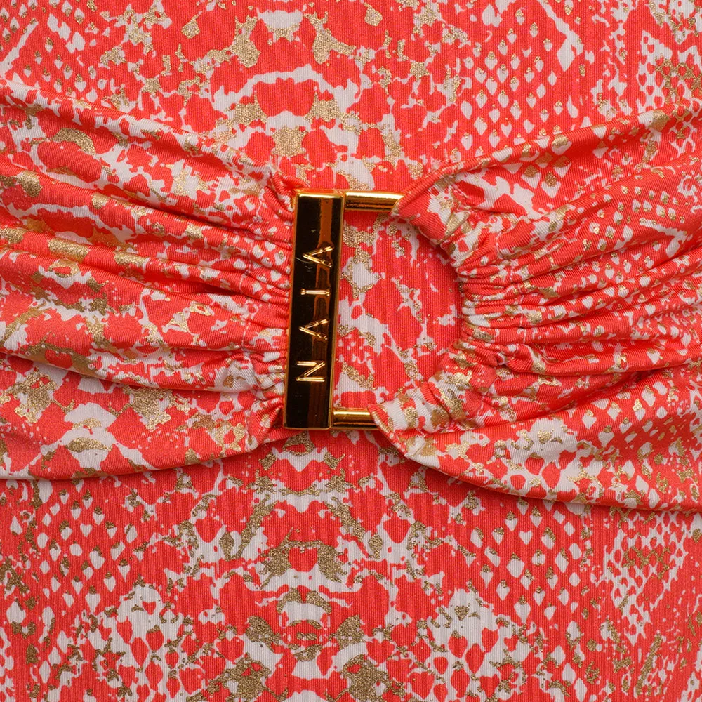 Goldie Snake Sunkissed Coral Swimsuit