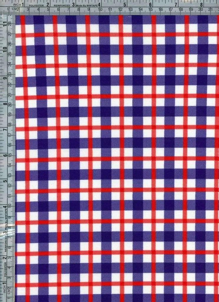 PLAID PRINTED ON SOFT POLYESTER SPANDEX [DBP/DTY/DOUBLE BRUSHED KNIT] | FWD01-P210124